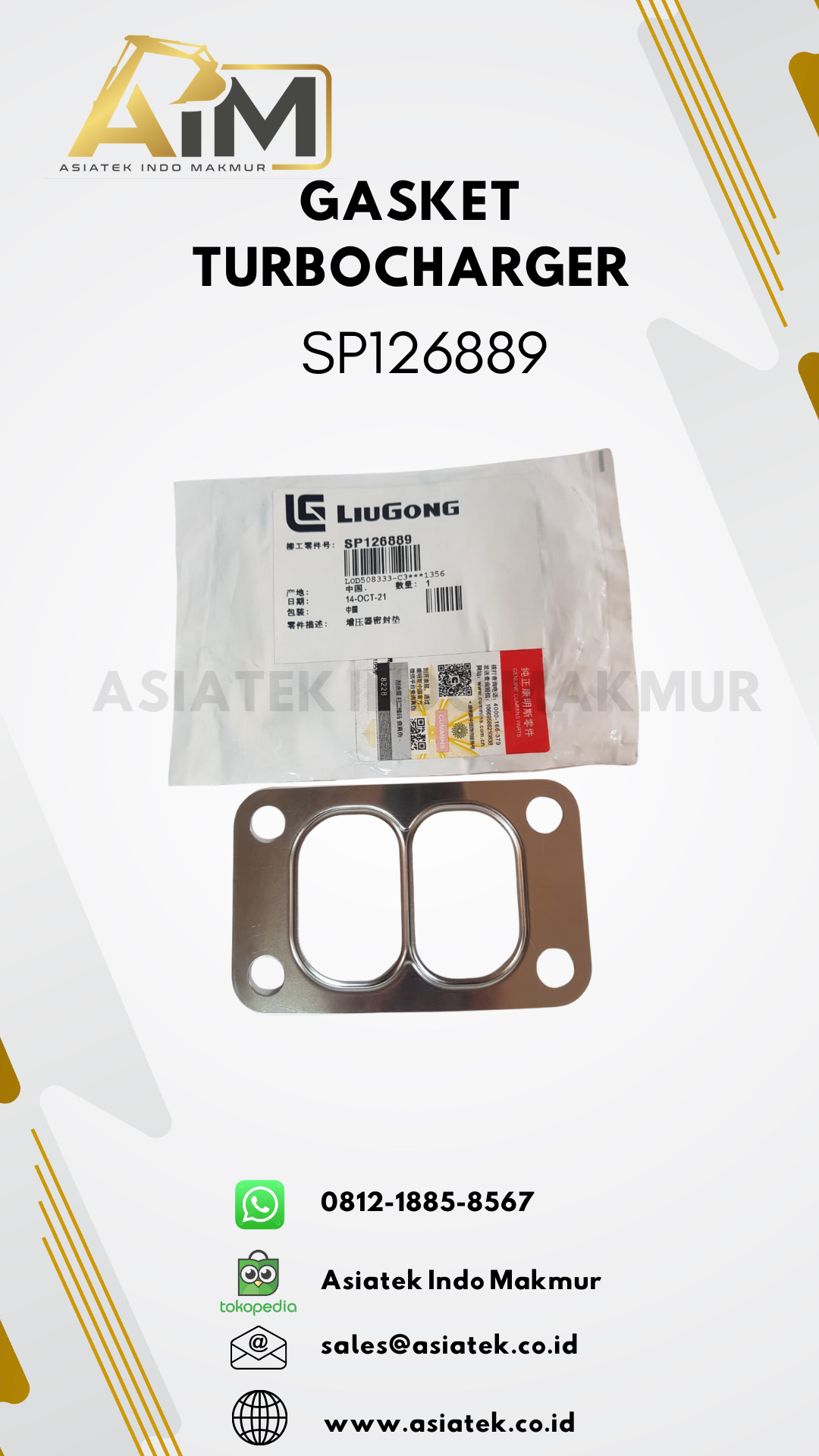 GASKET TURBOCHARGER  (SP126889)